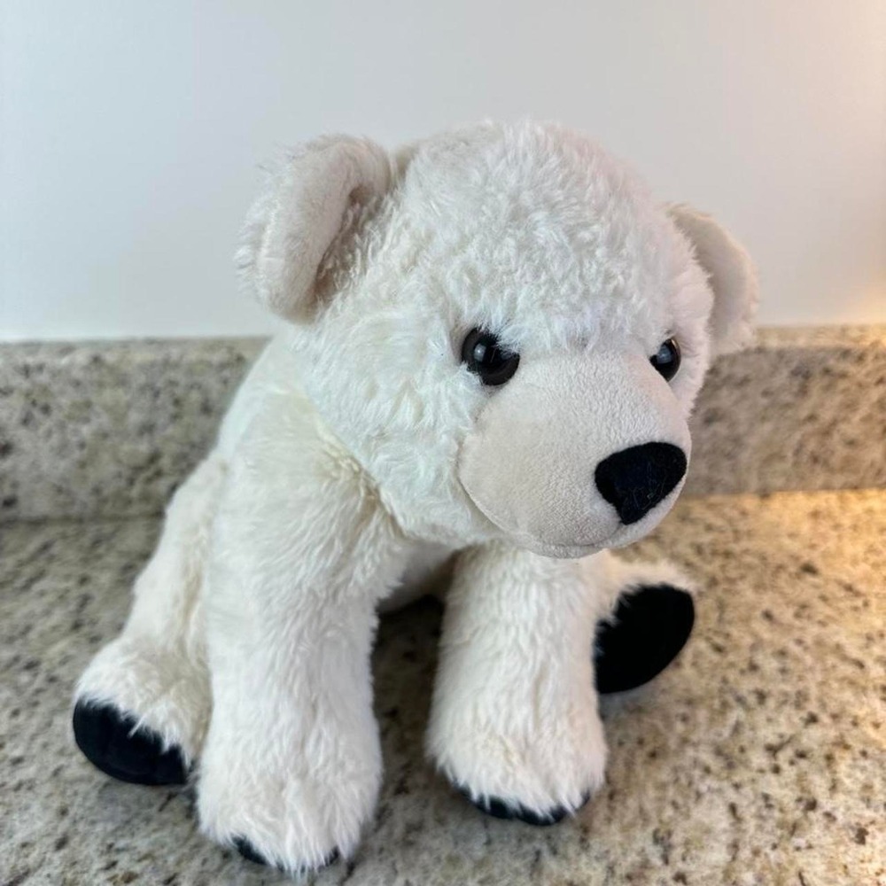 Wild Republic White Polar Bear Plush Stuffed Animal Soft Arctic Bear Toy